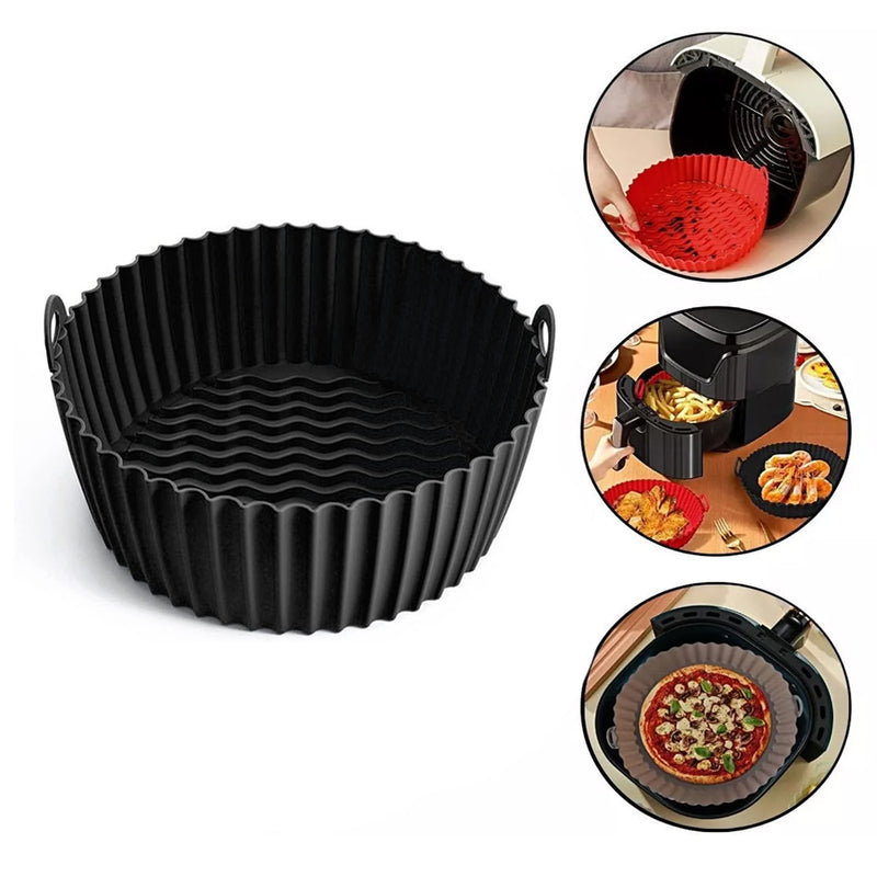 Forma de Silicone Flexível Air Fryer