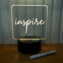 Luminária Lousa De Mesa