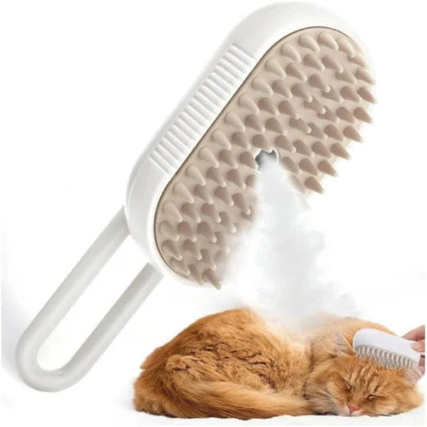 Escova Removedora de Pelos a Vapor Massageadora