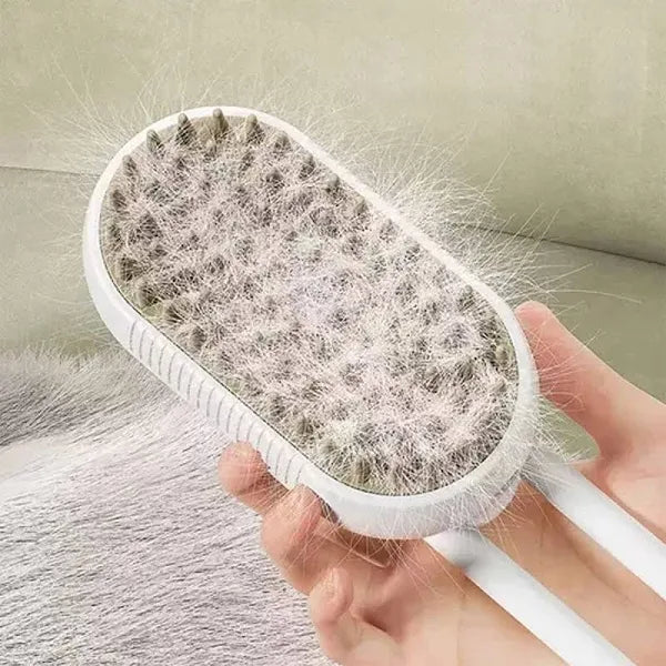 Escova Removedora de Pelos a Vapor Massageadora