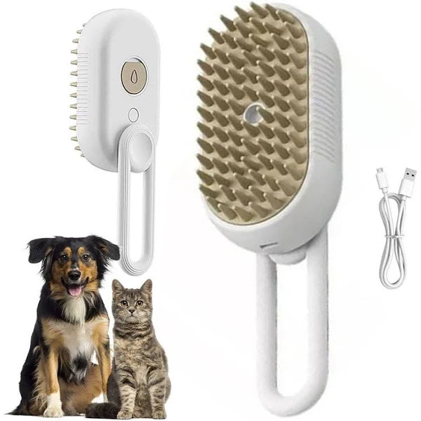 Escova Removedora de Pelos a Vapor Massageadora